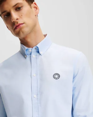 Karl Lagerfeld Circle Logo Oxford Shirt Man