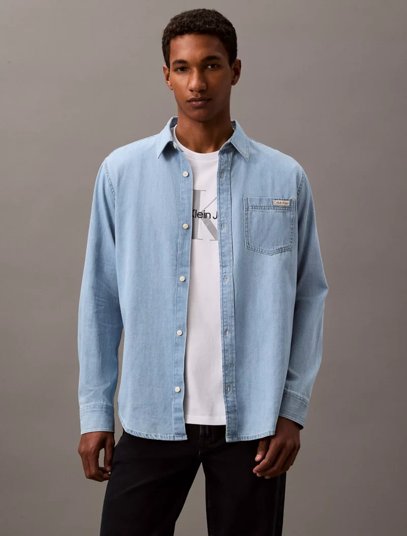 Calvin Klein Solid Oxford Classic Button-Down Shirt | Rivella couture