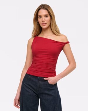 Abercrombie & Fitch Asymmetrical Twist Top