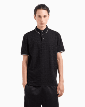 Armani Exchange ASV Mercerized Cotton Regular Fit Polo