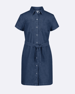 Calvin Klein Girls Denim Belted Shirt Dress
