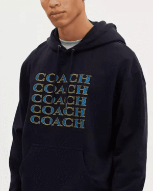 Coach Signature Stack Hoodie