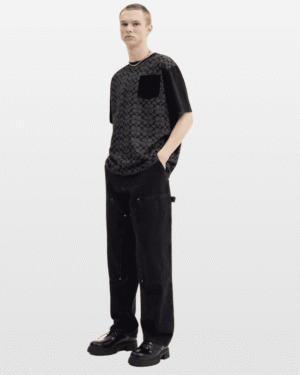 Coach Signature T Shirt In Organic Cotton
