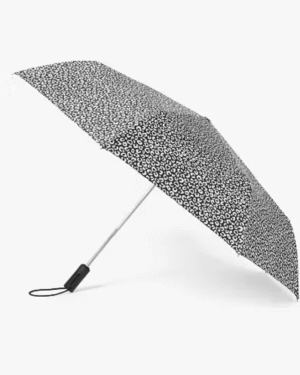 Kate Spade Leopard Heart Travel Umbrella