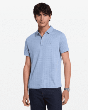 Michael Kors Geo Ditsy Cotton Polo Shirt