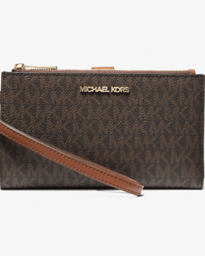 Micheal Kors Jet Set Travel Signature Logo Smartphone Wallet