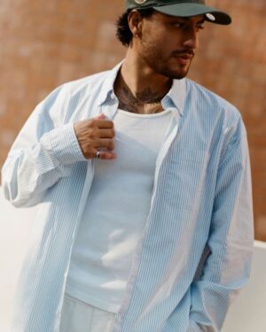 Poplin Button-Up Shirt