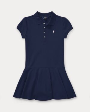 Stretch Mesh Polo Dress Girls 7-14 Years