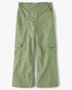 The Children’s Place  Girls Wide Leg Cargo Pants -Khaki