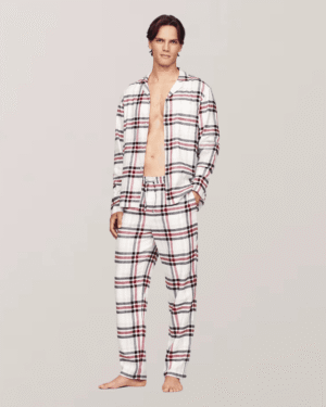 Tommy Check Flannel Pajama Set