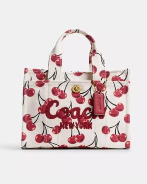 Cargo Tote Bag 26 With Cherry Summer Print '2025