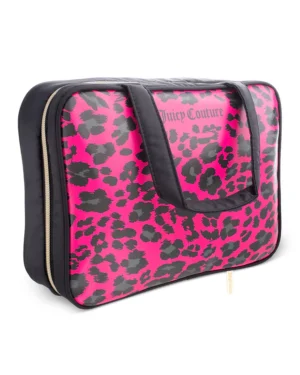 Weekender Makeup Bag-Fuchsia Leopard
