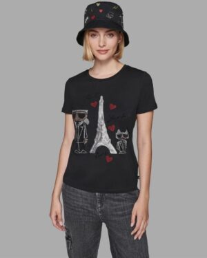 KARL SEQUIN EIFFEL TOWER TEE