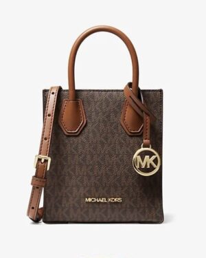 Mercer Extra-Small Logo and Leather Crossbody Bag