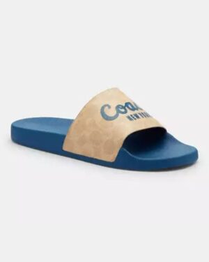 Udele Sport Slide In Signature Canvas With Coach Graphic