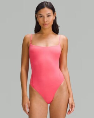 lululemon Wunder most Ultra-Soft Nulu Square-Neck Spaghetti-Strap Bodysuit