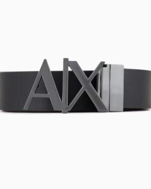 Double-sided leather belt