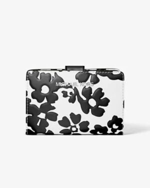 Jet Set Medium Floral Print Bi-Fold Wallet