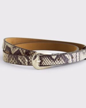 Rounded Skinny Belt
