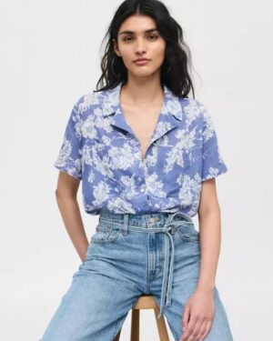 Sonny Linen Blend Camp Shirt*Premium