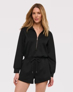 YPB neoKNIT Long-Sleeve Half-Zip Romper