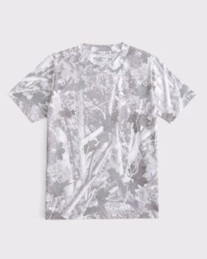 essential icon camo crew tee