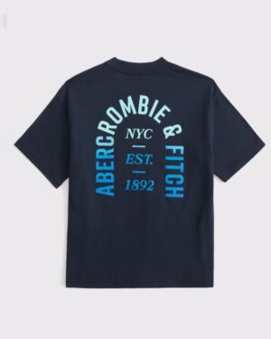 relaxed graphic logo tee
