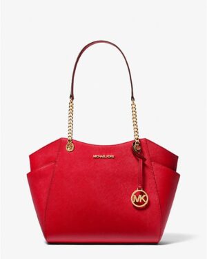 Jet Set Large Saffiano Leather Shoulder Bag