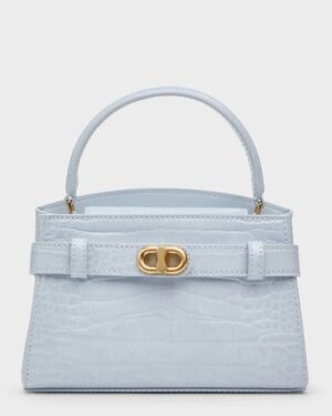 Aubrielle Croc-Effect Top Handle Bag - Sea Salt Blue*Trending Now