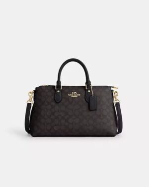 Georgia Satchel Bag In Signature Canvas