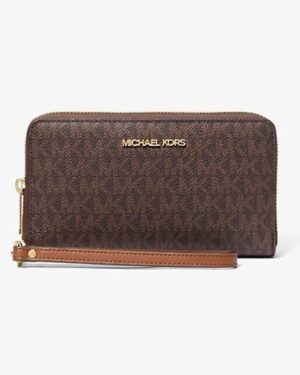 Jet Set Signature Logo Smartphone Wristlet