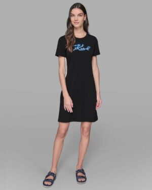 KARL DAISIES T-SHIRT DRESS