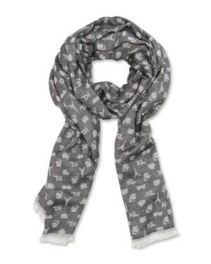 KARL ICON PASHMINA BLACK