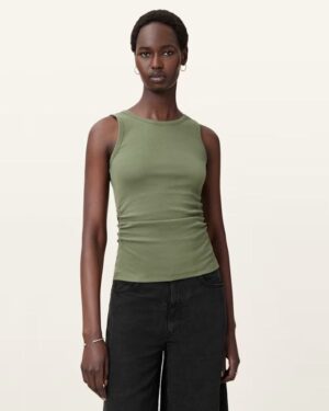 Katarina Boat Neck Slim Fit Tank Top
