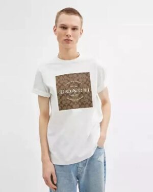 Signature Square T Shirt In Organic Cotton