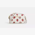 Mini Jamie Camera Bag With Strawberry Print