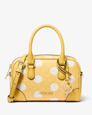 Thompson Extra-Small Polka Dot Signature Logo Satchel