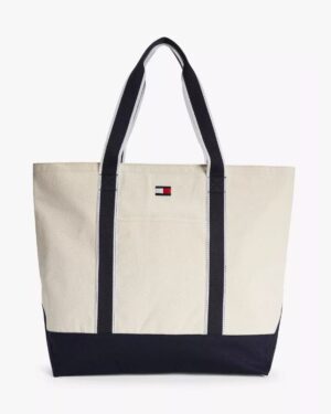 Tommy Flag Canvas Tote