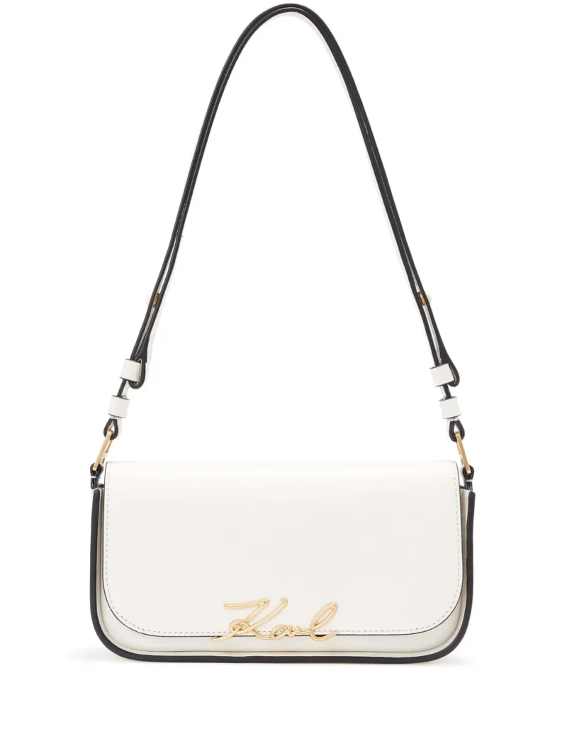 Signature leather cross body bag