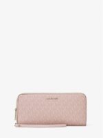 Jet Set Travel Large Signature Logo Continental Wristlet