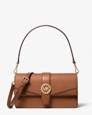 Greenwich Medium Saffiano Leather Shoulder Bag