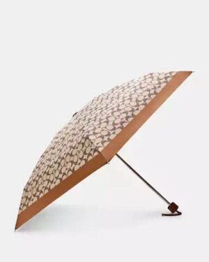 Uv Protection Mini Umbrella In Sketch Signature Print*New Arrival
