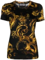 Versace Jeans Couture Watercolour Couture cotton T-shirt
