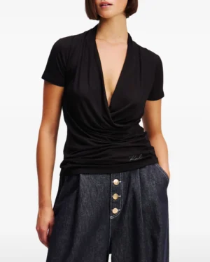 Karl Lagerfeld V-neck Top