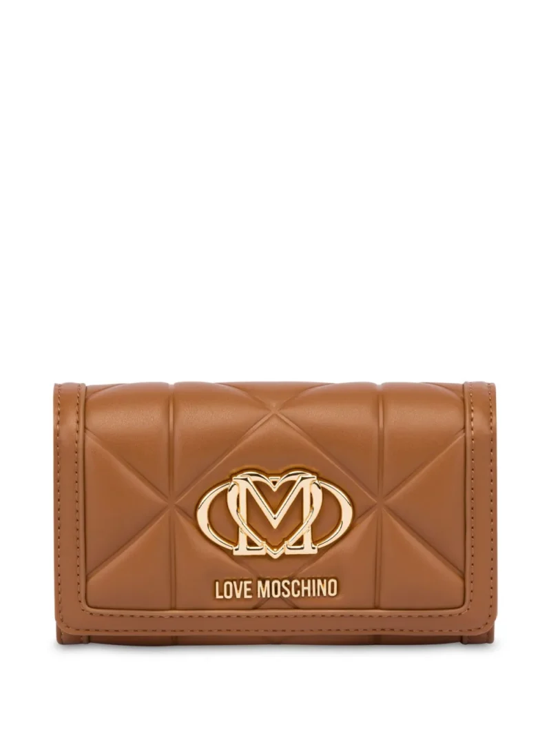 Love Moschino logo-plaque wallet