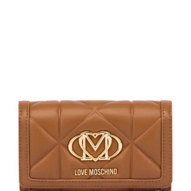 Love Moschino logo-plaque wallet