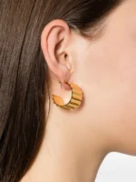 Maje Tapered mini hoop earrings