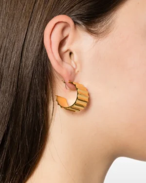 Maje Tapered mini hoop earrings