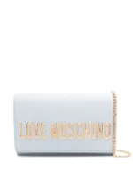 Love Moschino logo-lettering clutch bag