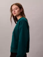Fleece Logo Graphic Relaxed Sweatshirt